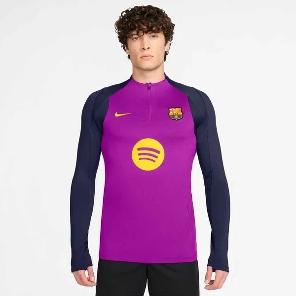 Barcelona Træningstrøje Dri-FIT Strike Drill - Lilla/Gul