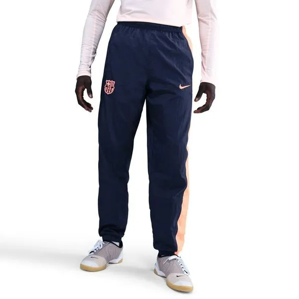 Barcelona Track Pants T90 Woven 3. - Navy/Orange