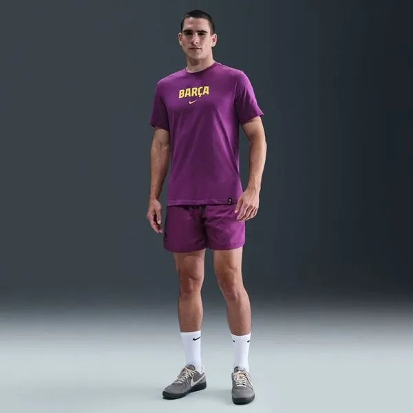 Barcelona T-Shirt Wordmark - Lilla