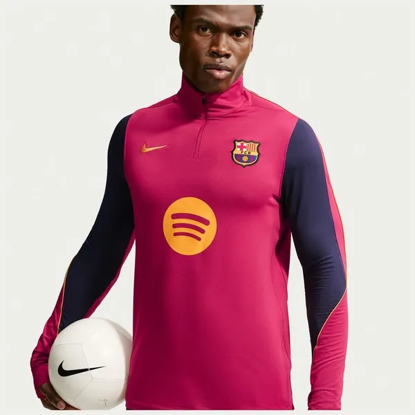 Barcelona Træningstrøje Dri-FIT Strike - Bordeaux/Blå/Gul