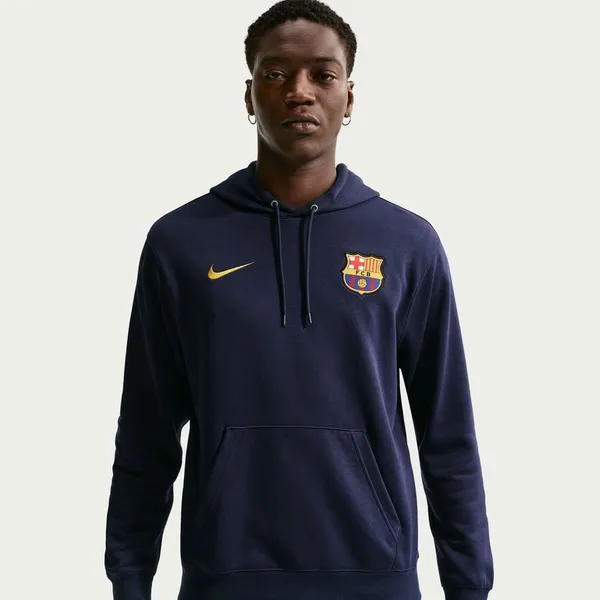 Barcelona Hættetrøje Club - Blå/Gul